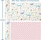 Reversible Mermaid Wrapping Paper Roll- Whale,Turtle and Sea Creature with Pink Polka Dot for Kids,Girls,Baby Shower,Birthday-Mini Roll-17 Inch X 32.8 Feet